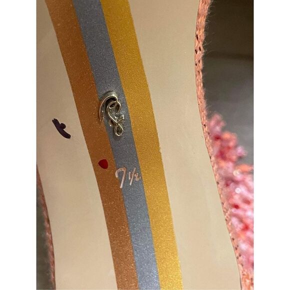 New Sam Edelman GILLIE BEADED ANKLE STRAP HEEL Size 7.5 New - Picture 12 of 12